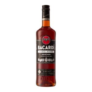 Bacardi Carta Negra Superior Black Rum (1 x 750 ml)